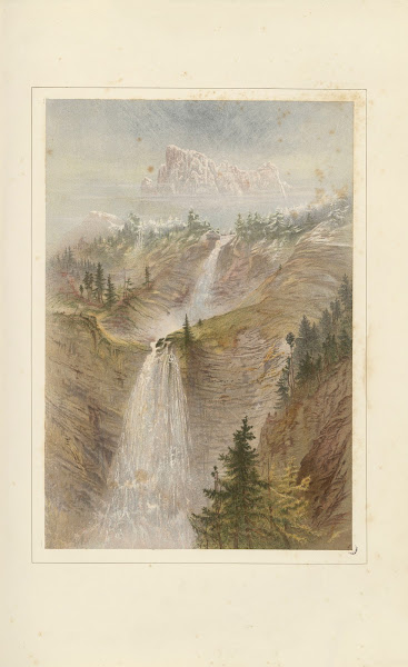 The Cascade de Roget and the Pointe de Salles 1867