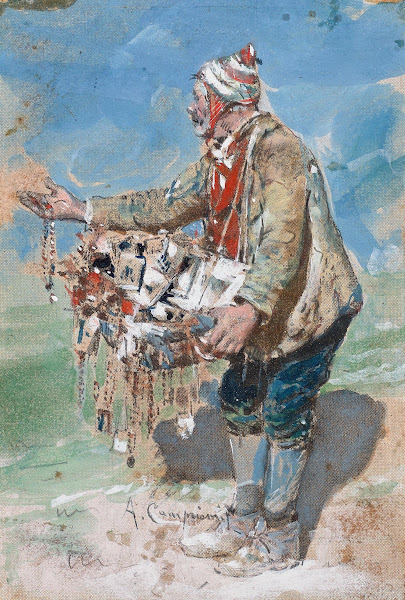 The Souvenir Seller in Montevergine