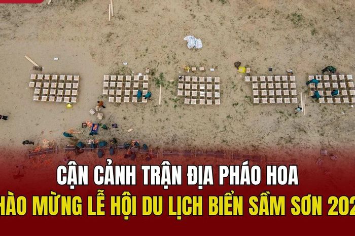 Cận cảnh trận địa pháo hoa chào mừng Lễ hội du lịch biển Sầm Sơn 2026 - Báo Thanh Hóa