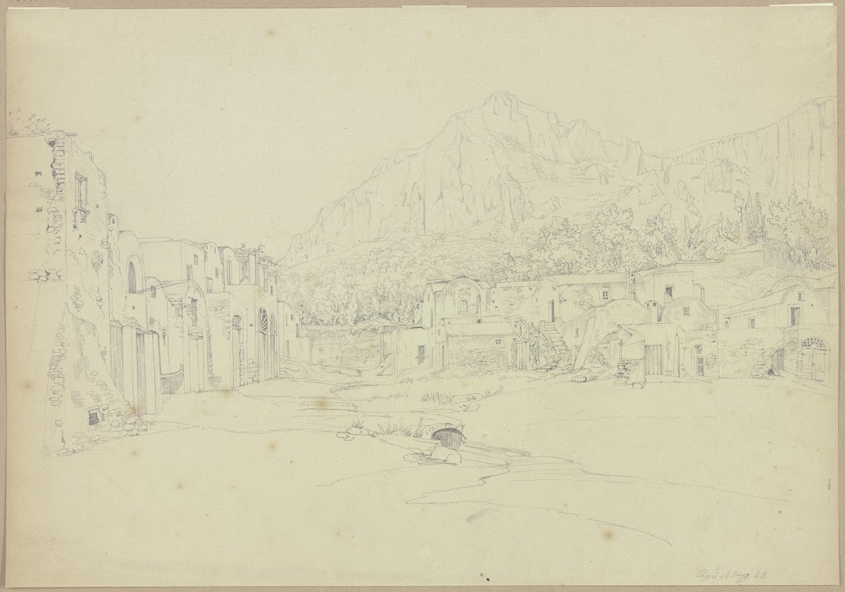 Square in Capri 1823