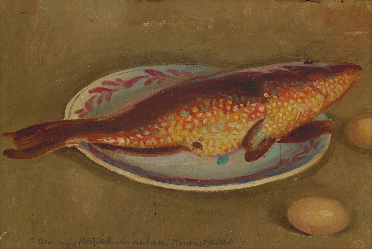 Nature morte à la vieille et oeufs circa 1920