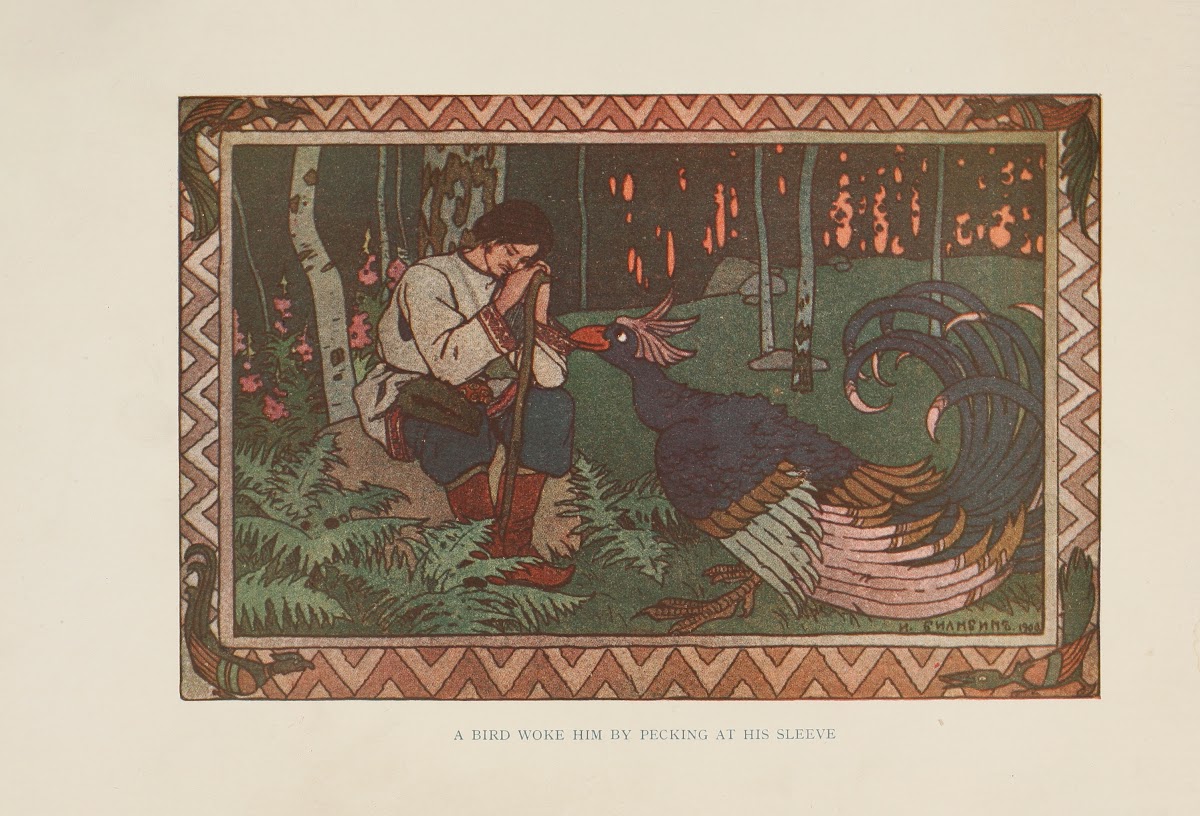A bird woke him by pecking at his sleeve 1917