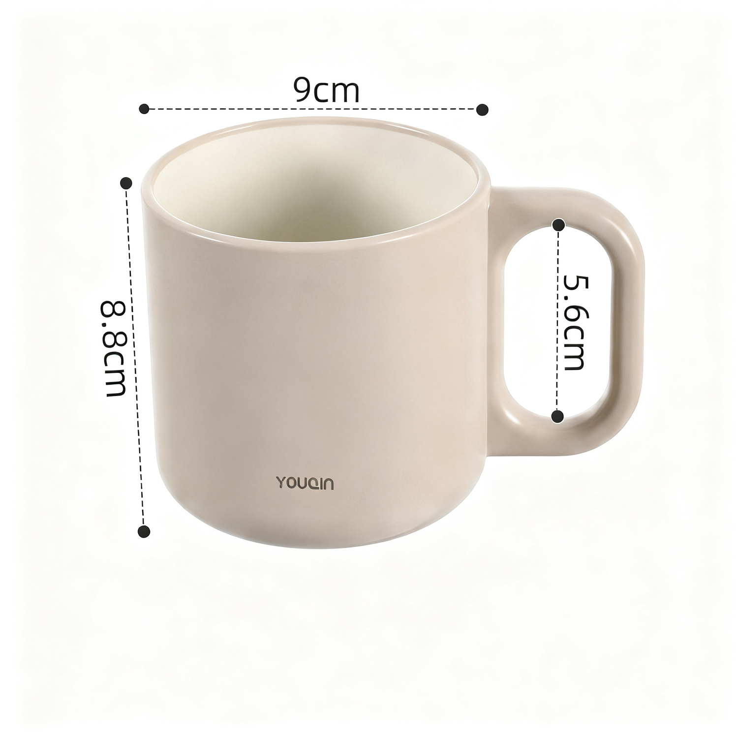 Plastic toothbrush cup, macaroon colors