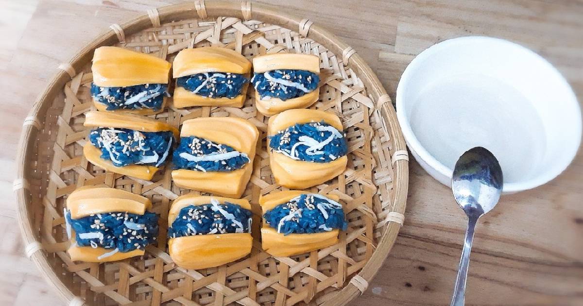 Xôi mít hoa đậu biếc