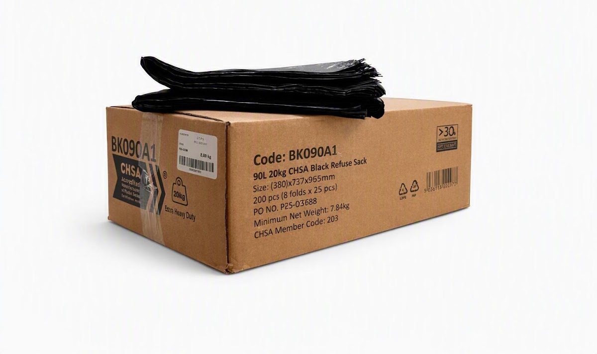 Refuse Sack 18x29x39 20kg - Product Code SB00009