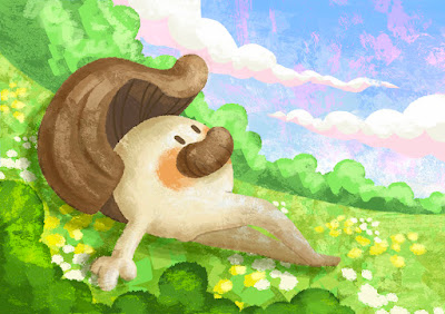 Mushroom Gramps Artprint