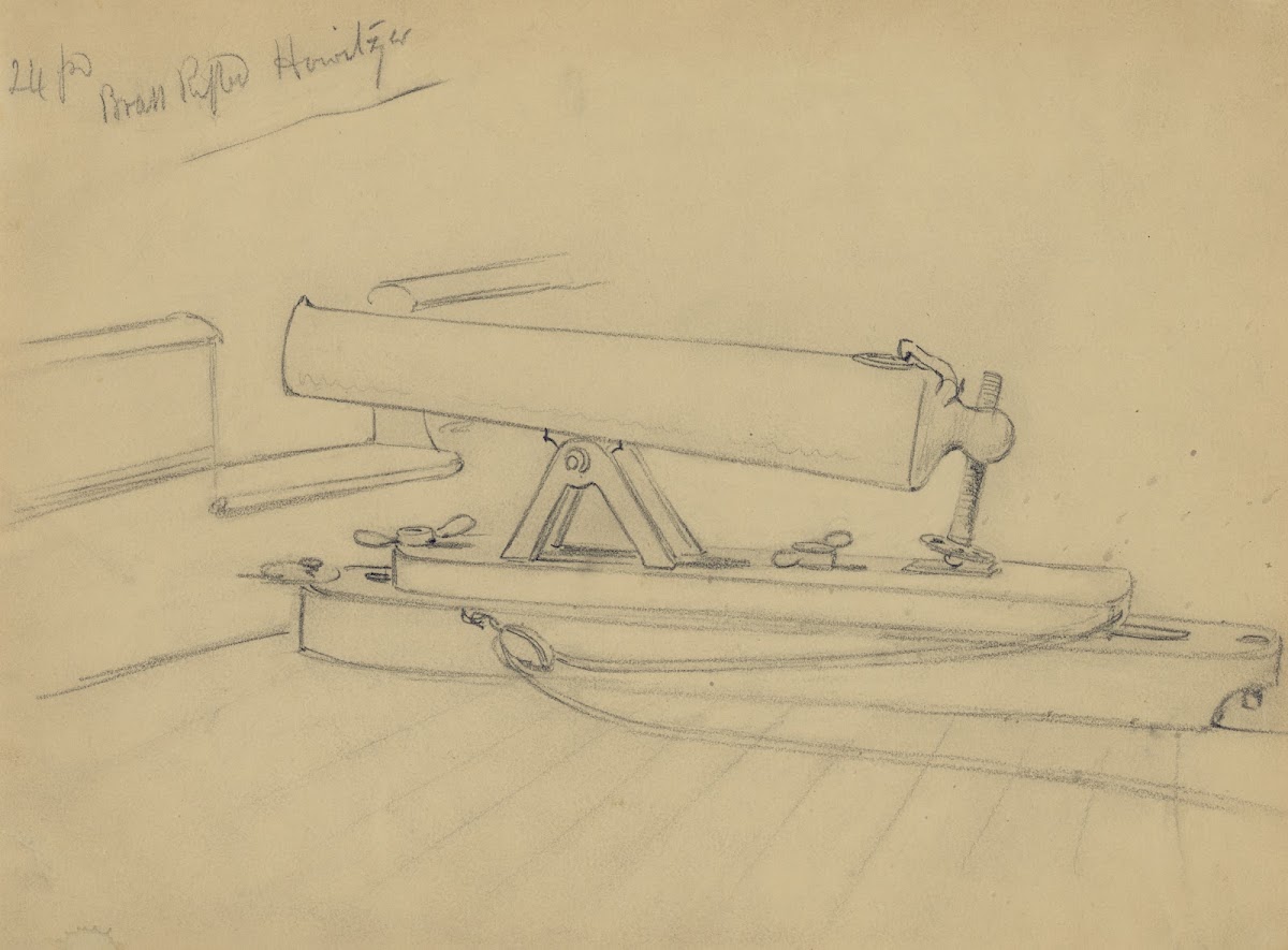 24 pd brass rifled Howitzer 1860 1865