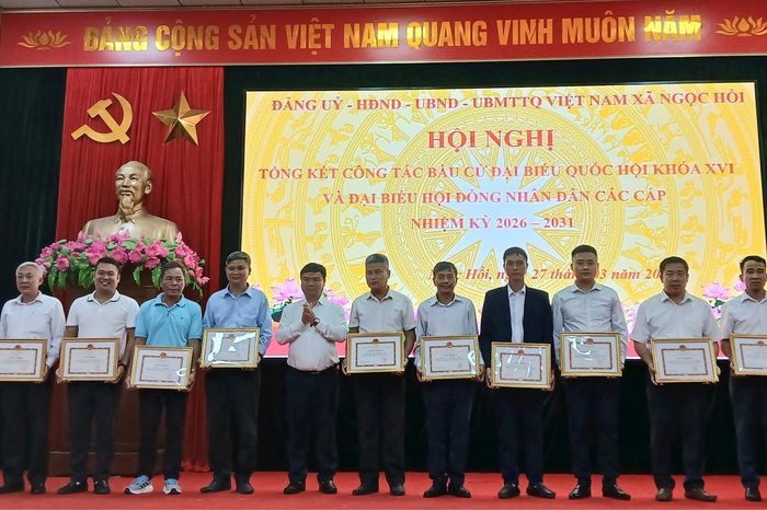 Xã Ngọc Hồi tổng kết công tác bầu cử - Đài Phát thanh và truyền hình Hà Nội