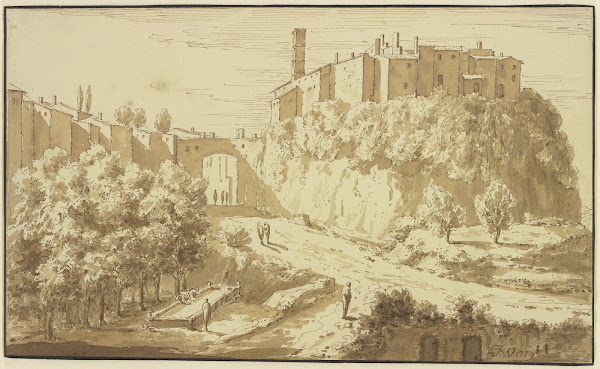 View of an Italian city 1729
