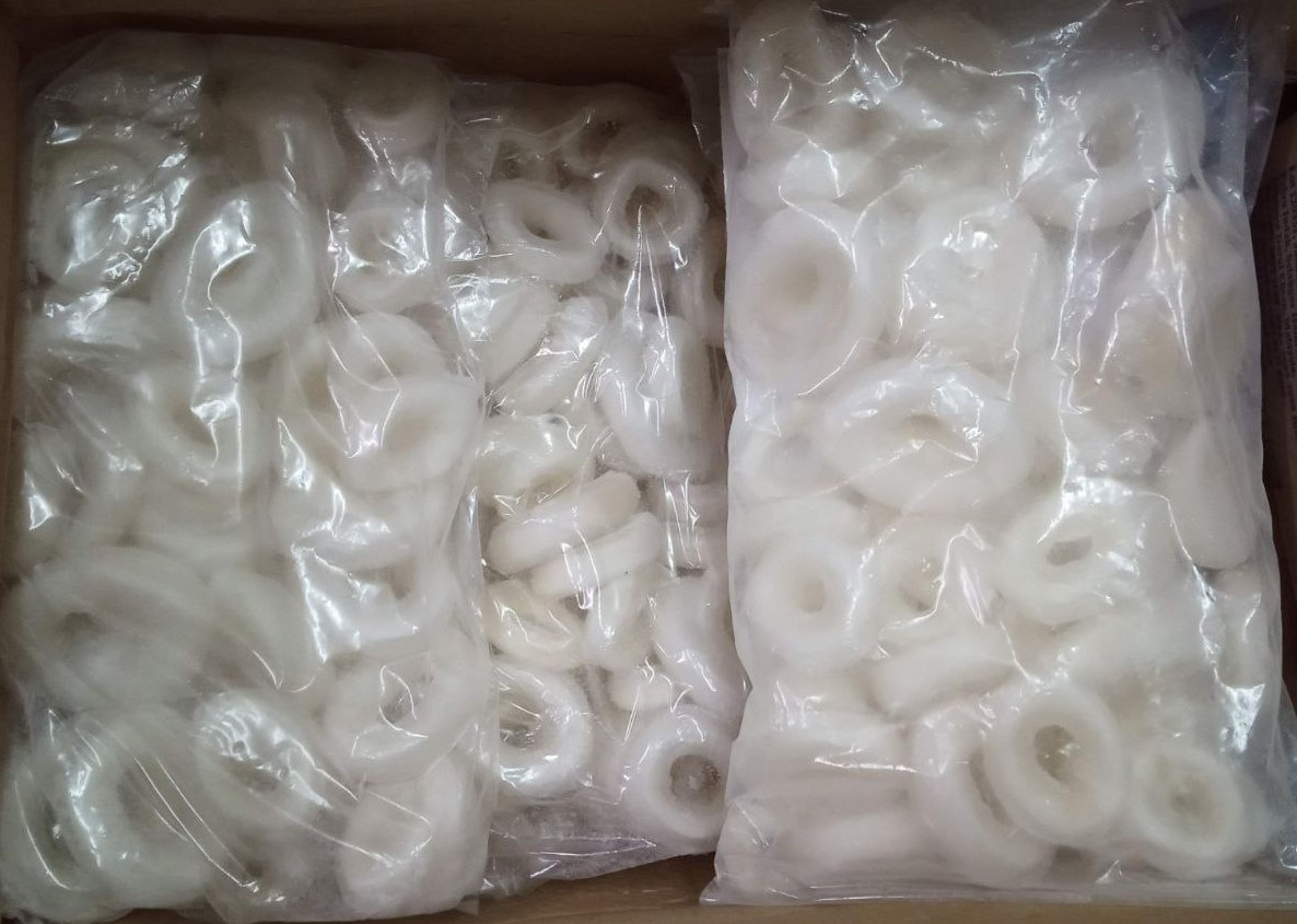 Squid Cut Ring (Clean) - Iqf 1Kg
