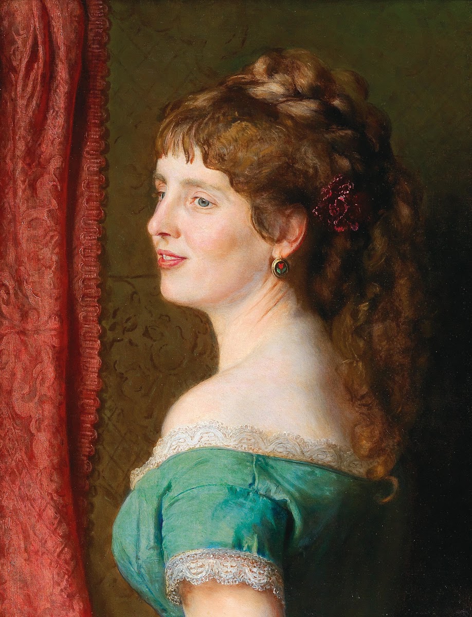 The Artists Second Wife Anna Josefa Theresia Brajer 1873