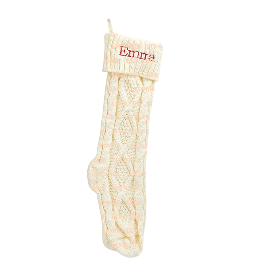 Embroidered Solid Color Socks