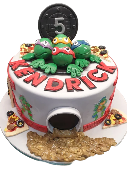 Ninja Turtles Birthday Cake CB-NC376