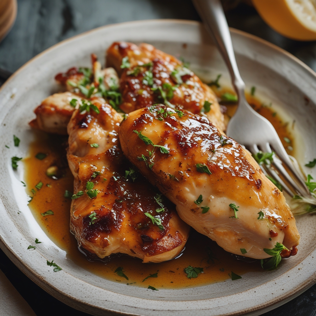Easy Brown Sugar Garlic Chicken Breasts Chicken Dinner Recipe for Quick Family Meals finished