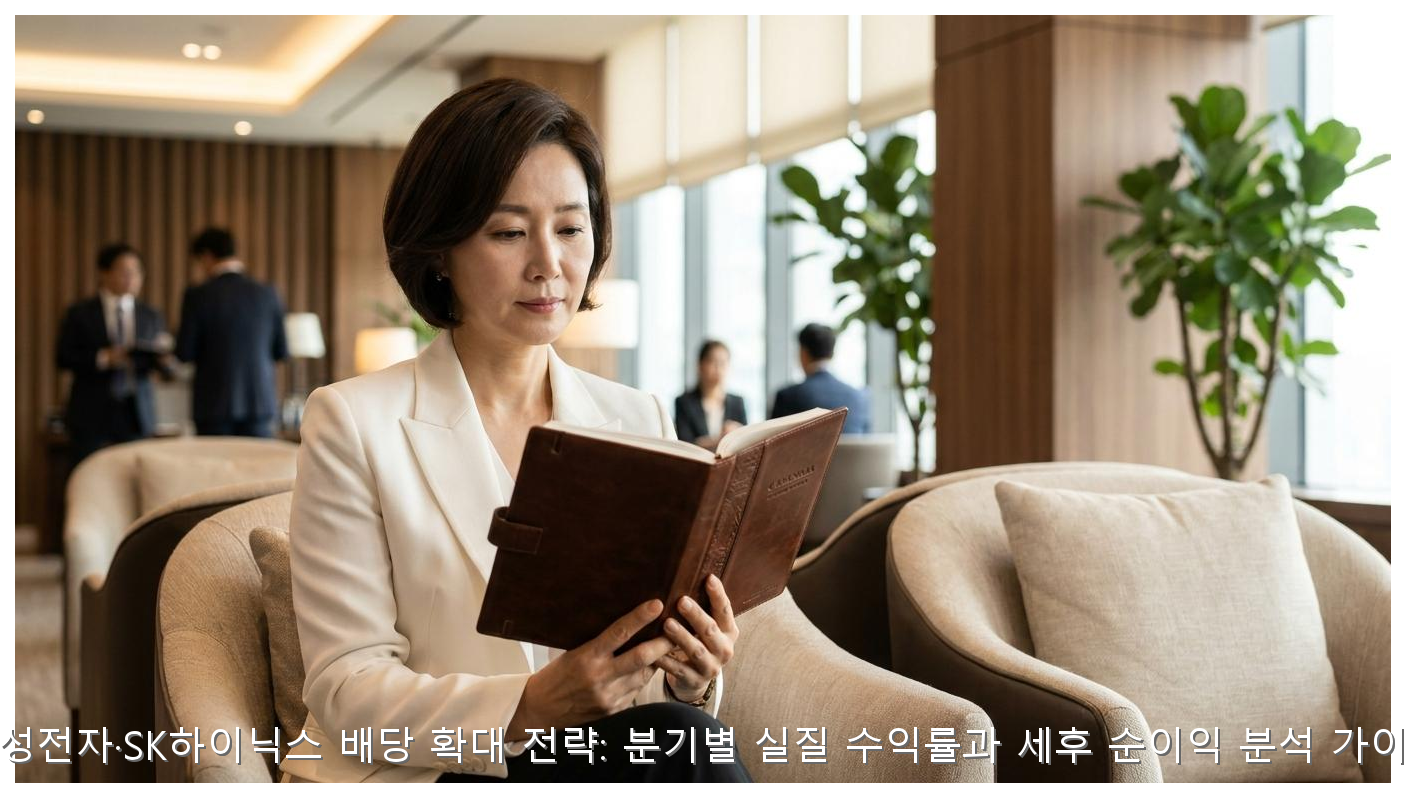삼성전자·SK하이닉스 배당 확대 전략: 분기별 실질 수익률과 세후 순이익 분석 가이드 핵심 안내 및 분석 인포그래픽 (3)