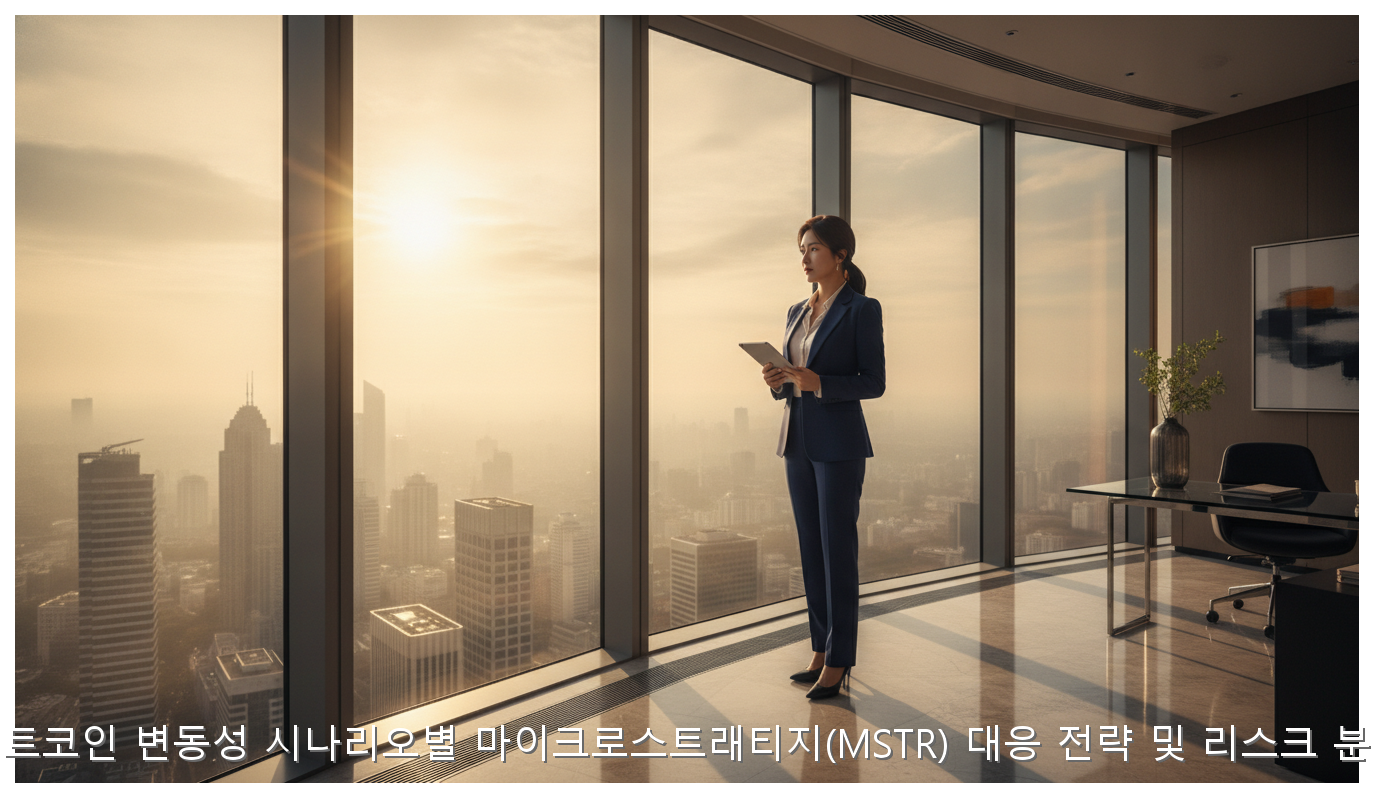 비트코인 변동성 시나리오별 마이크로스트래티지(MSTR) 대응 전략 및 리스크 분석 핵심 안내 및 분석 인포그래픽 (3)