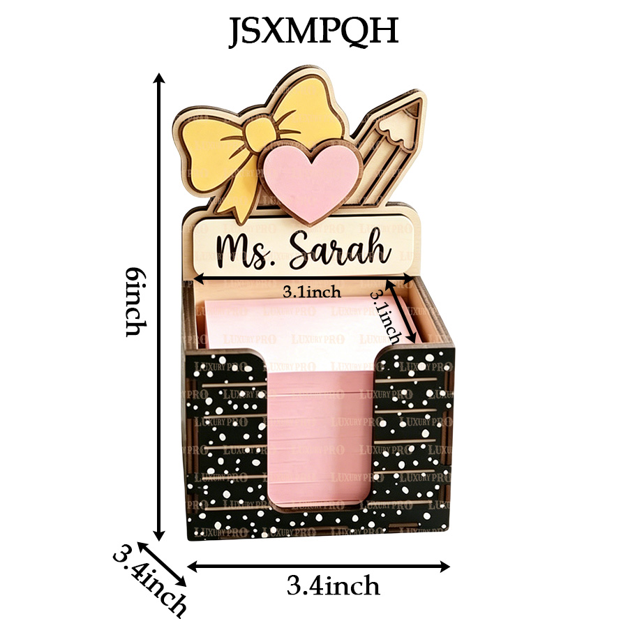 Teacher's Name Sticky Note Box