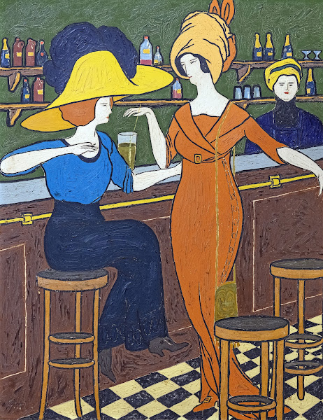 Women in cafe 1910