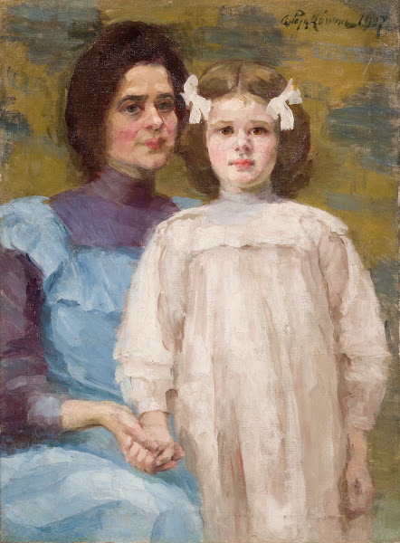 Autoportret Z CóRką 1907