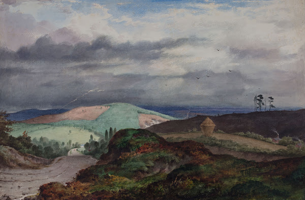 From The Monument Hill  Thunderstorm 1850 1880