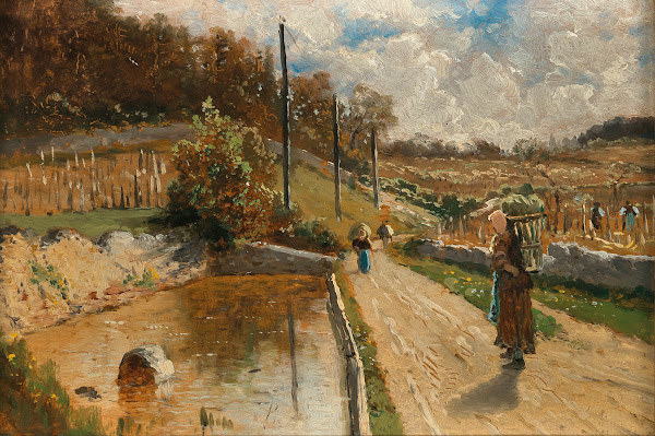 Workers in a Vineyard Samois 1886 1887