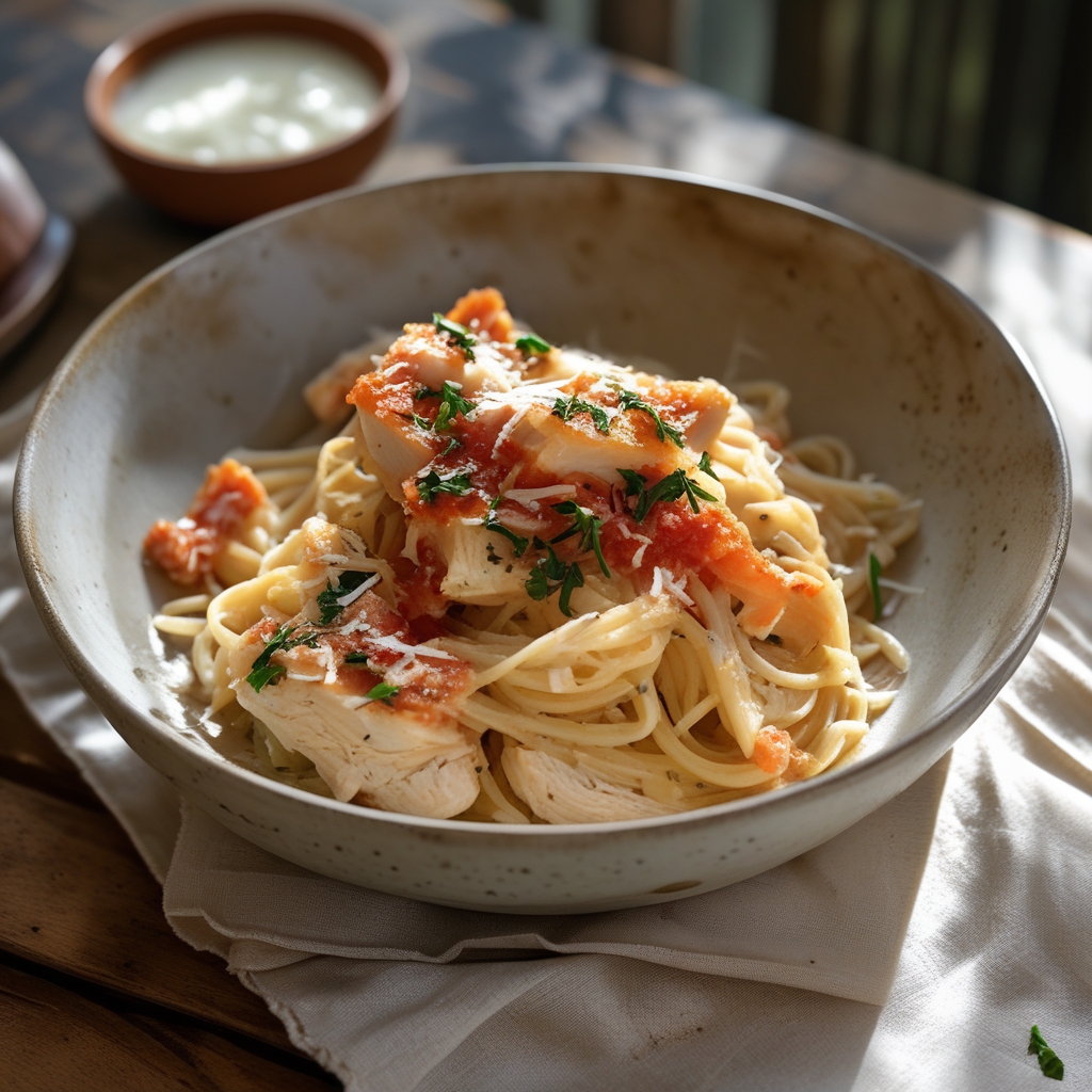 Easy Garlic Parmesan Chicken Pasta Recipe for a Healthy Dinner You'll Love