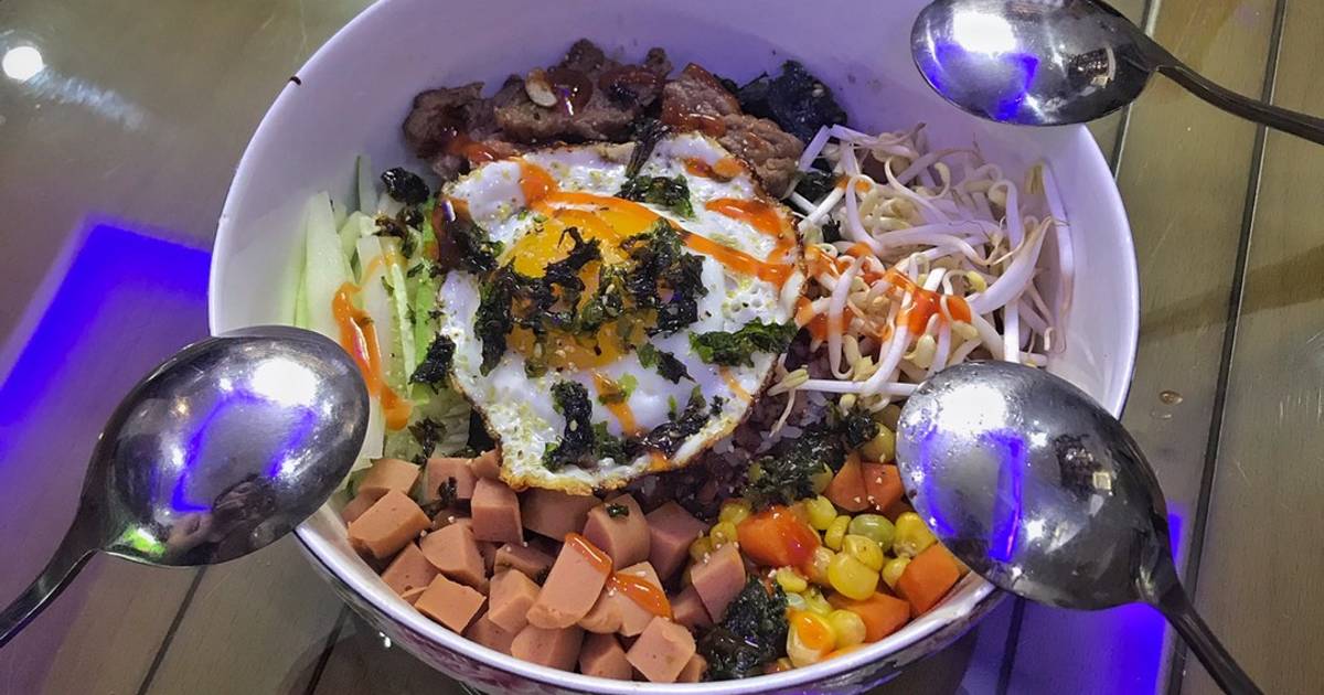 Cơm lứt trộn rong biển 🍙