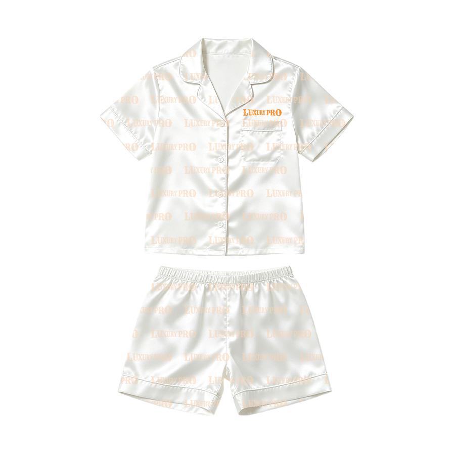 AOP LG Kids Short Sleeve Shorts Pajama Set