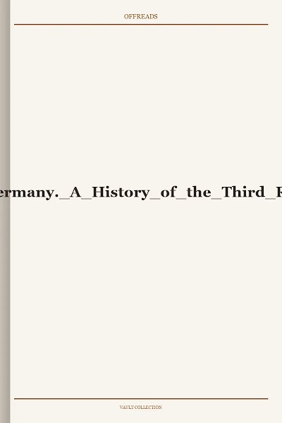 Anversa-Nazi Germany. A History of the Third Reich-2020
