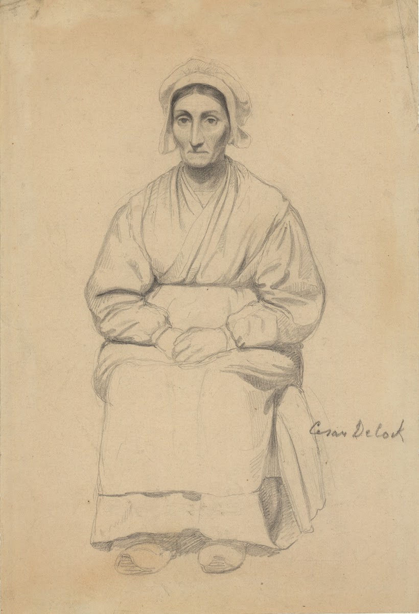 Seated woman