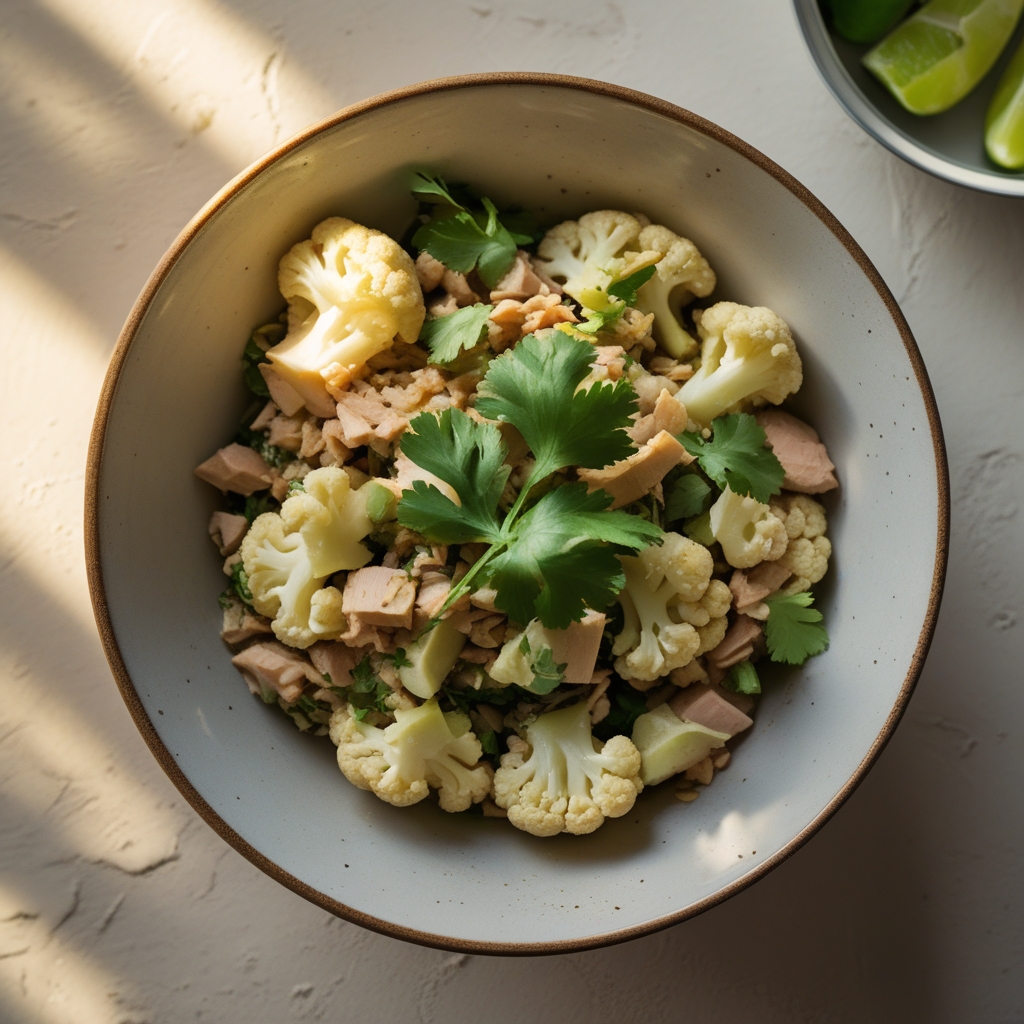 Final Zesty Cilantro Lime Turkey Cauliflower Bowl