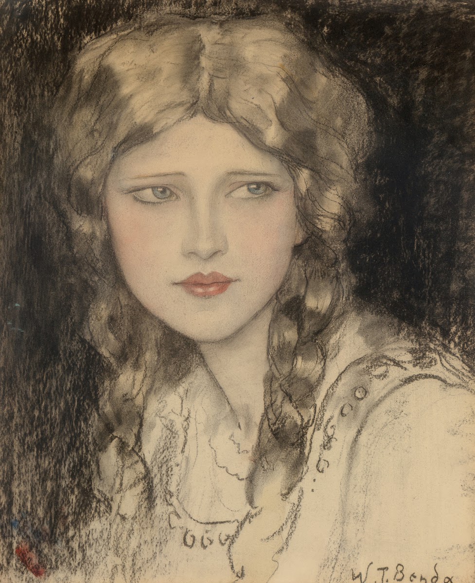 Girl with Braids circa 1920