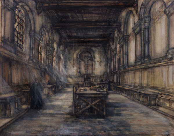 Refectory of the Keizersberg Abbey at Louvain 20th century