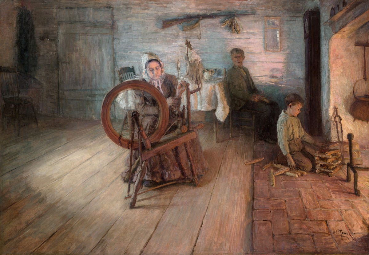 Spinning By FirelightThe Boyhood of George WashingtonGray 1894