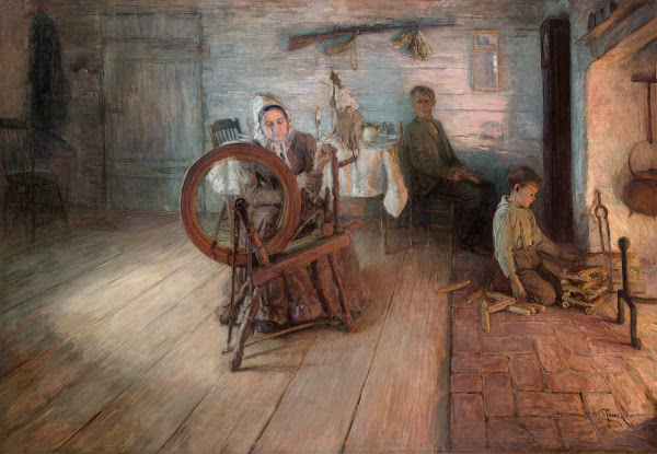 Spinning By FirelightThe Boyhood of George WashingtonGray 1894