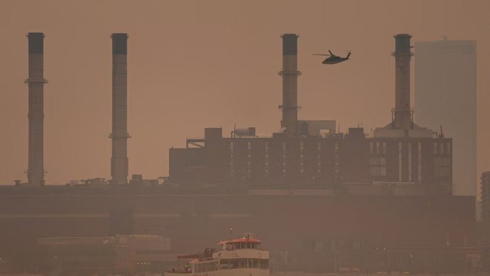 Canadian Wildfires Push US, Canada to Top 50 Most Polluted Cities