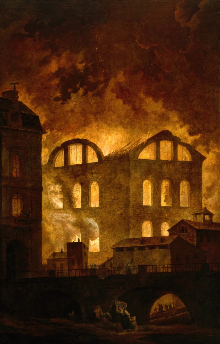 The Fire at the Opera House of the Palais Royal