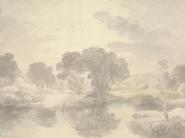 River Landscape  On the Thames