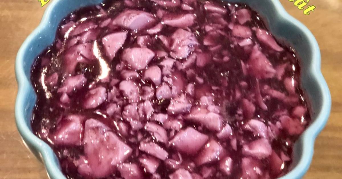 Đậu hũ non mix sốt việt quất