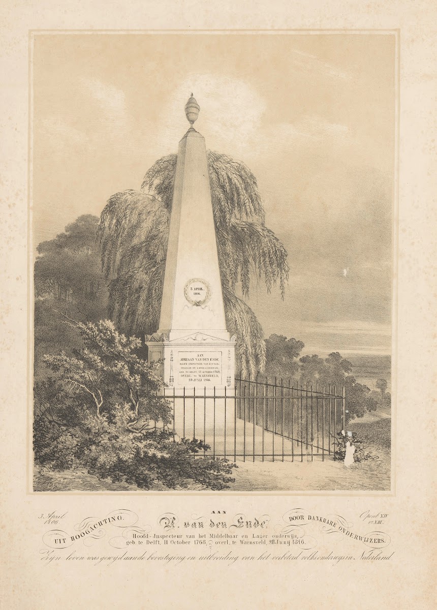 Gedenkteken Adriaan van den Ende 1846