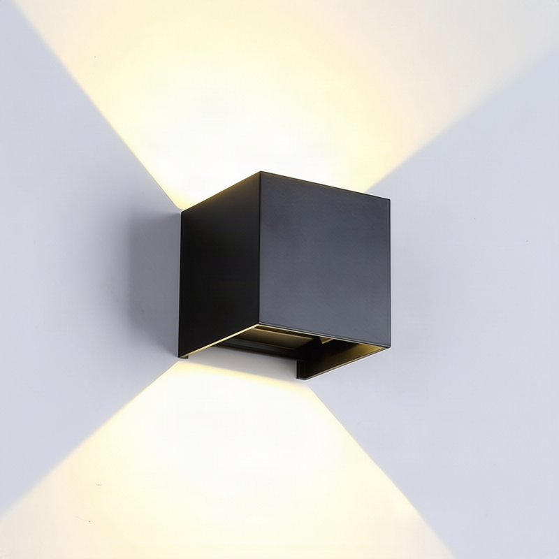LED-Wandleuchte, Aluminium, wasserfest