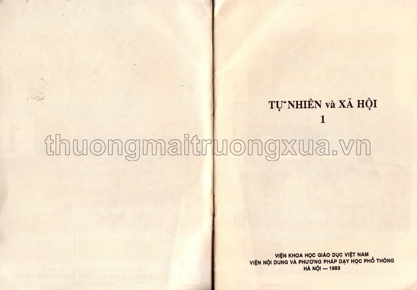 Tự nhiên và xã hội 1 (1993) - Trang 51