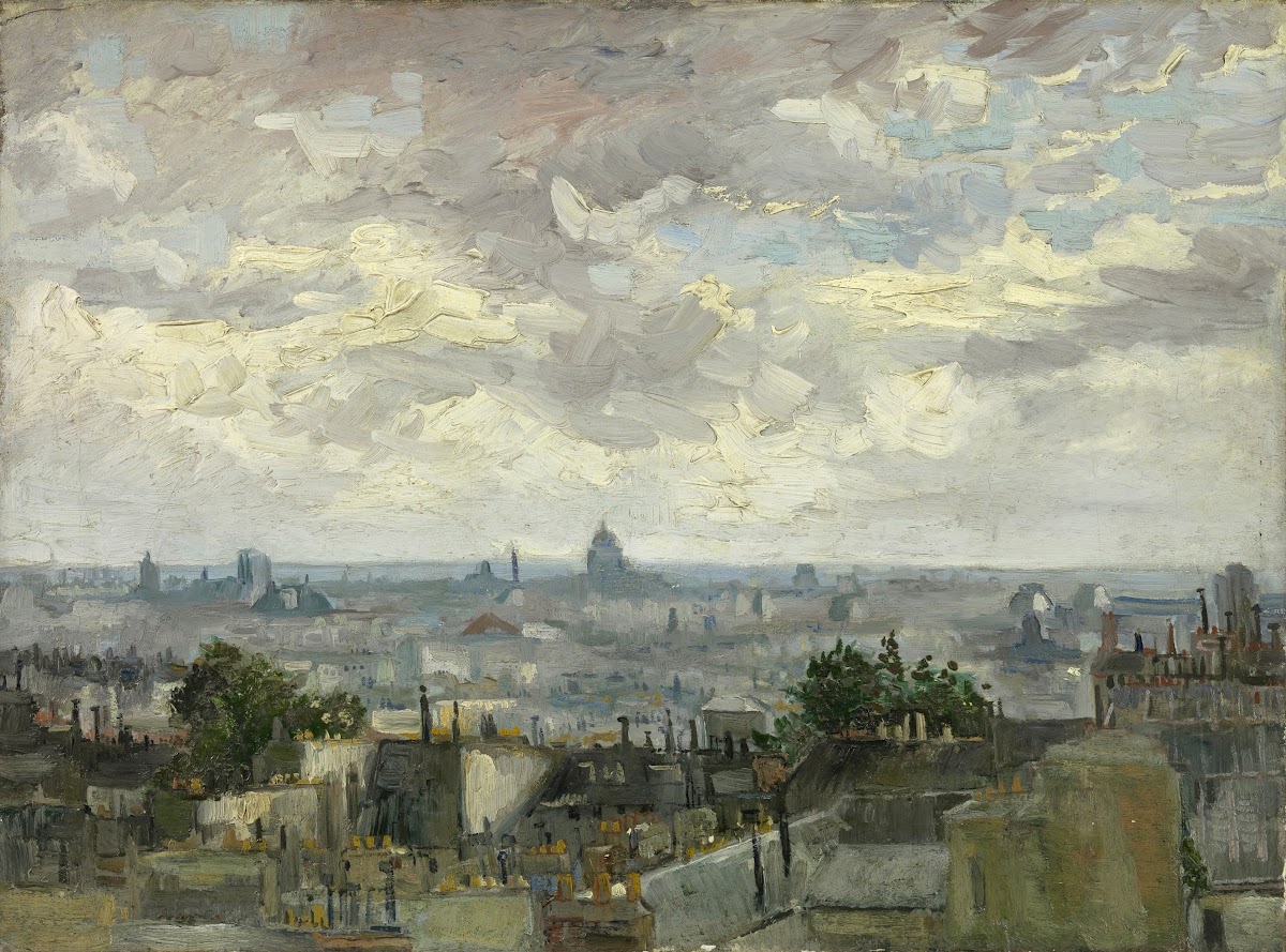 View of Paris 1886