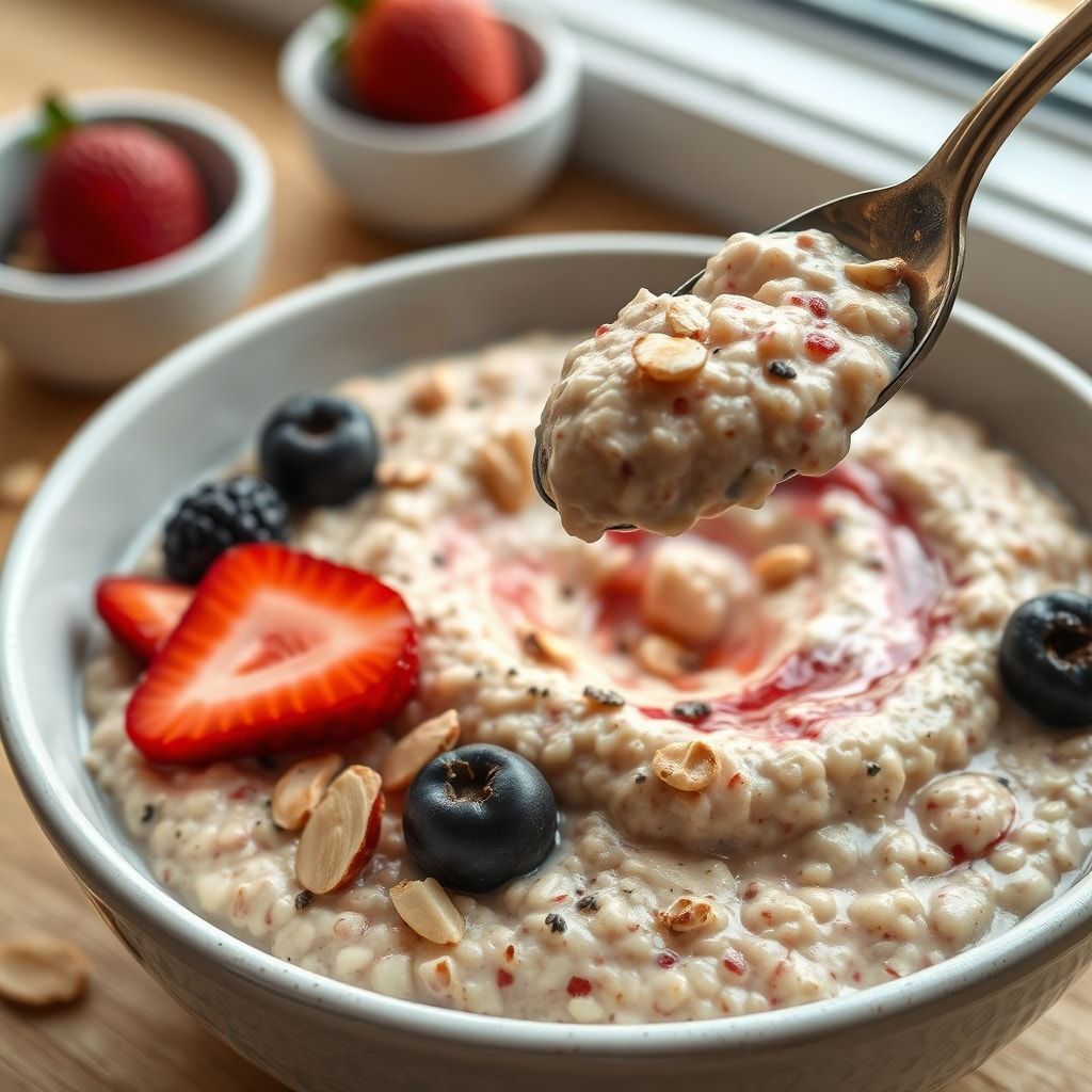 Easy Strawberry Oatmeal Recipe for a Cozy Breakfast (One-Pot, 15 Minutes) finished