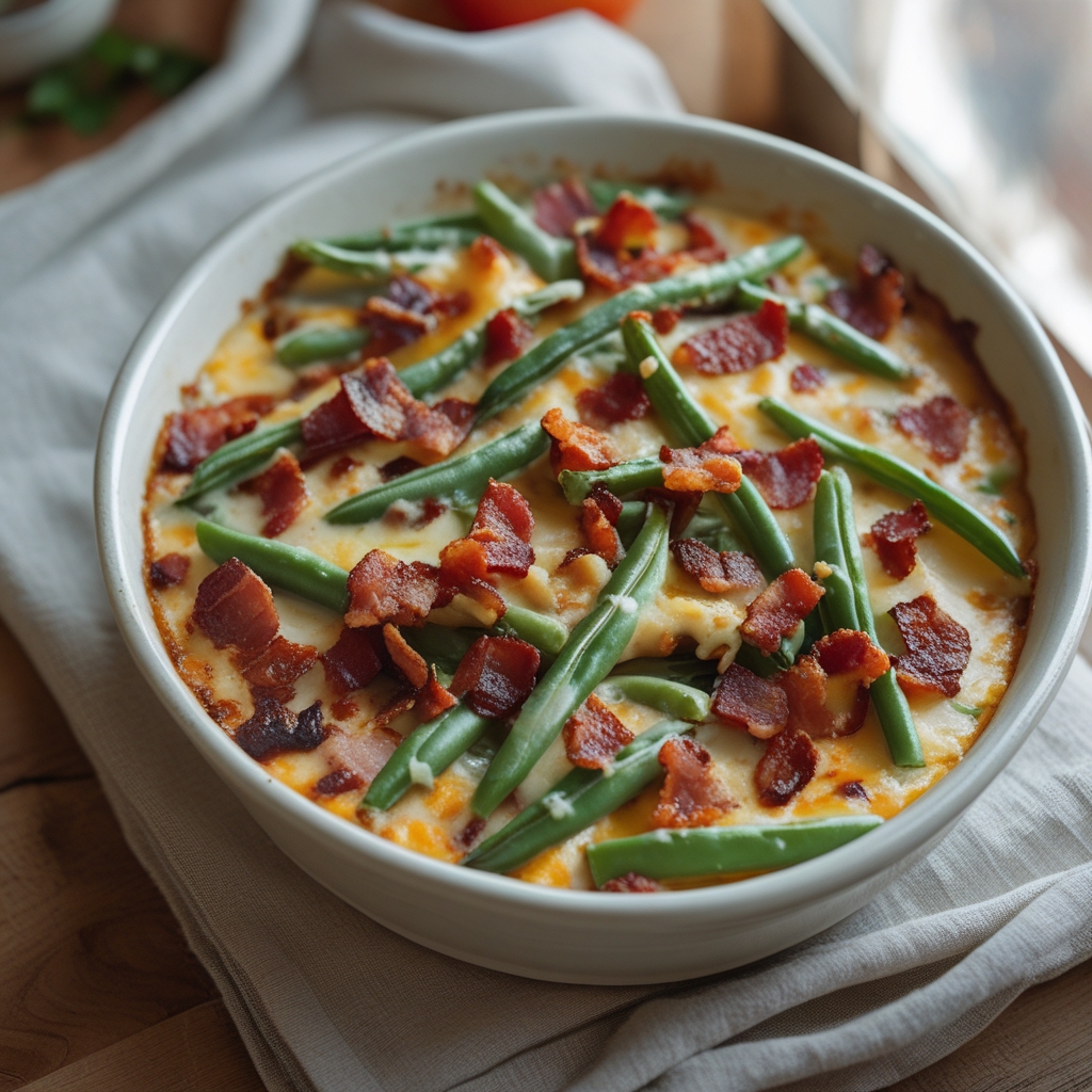 Bacon Loaded Green Bean Casserole: Easy Comfort Food for Every Occasion