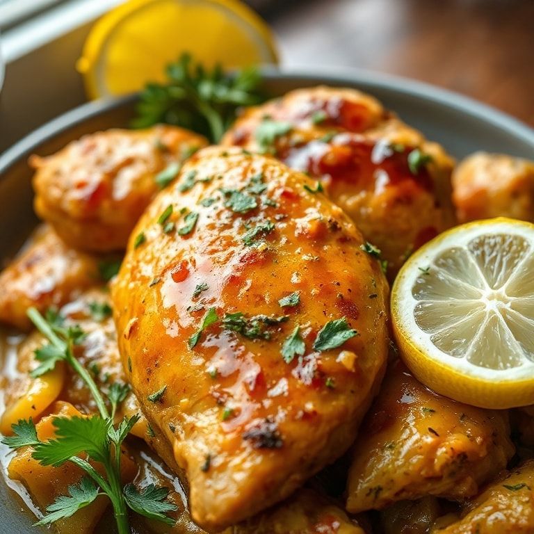 Irresistibly Tender Lebanese Chicken with Zesty Garlic Lemon - Quick & Homemade
