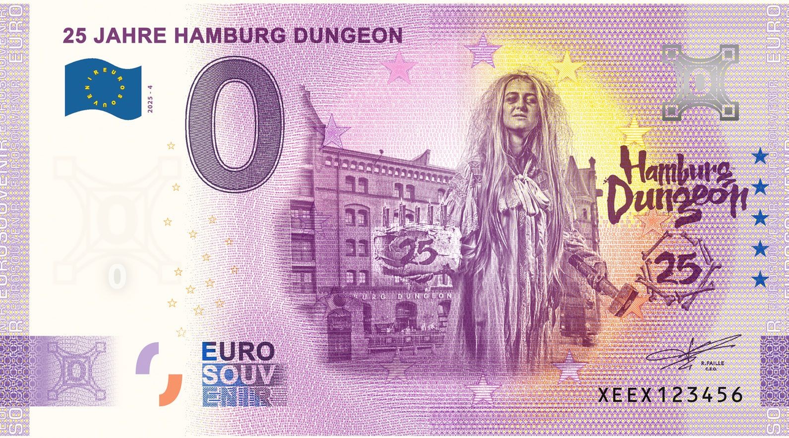 Billet 0€ 25 JAHRE HAMBURG DUNGEON