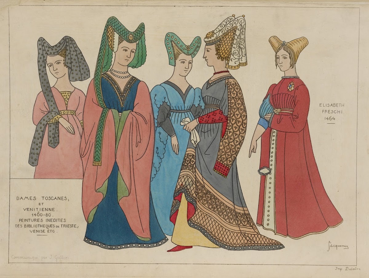 Dames Toscanes et Venitienne 1460 80 Peintures inédits des bibliotheques de Trie