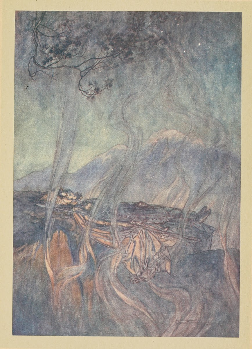 The sleep of Brunnhilde 1910