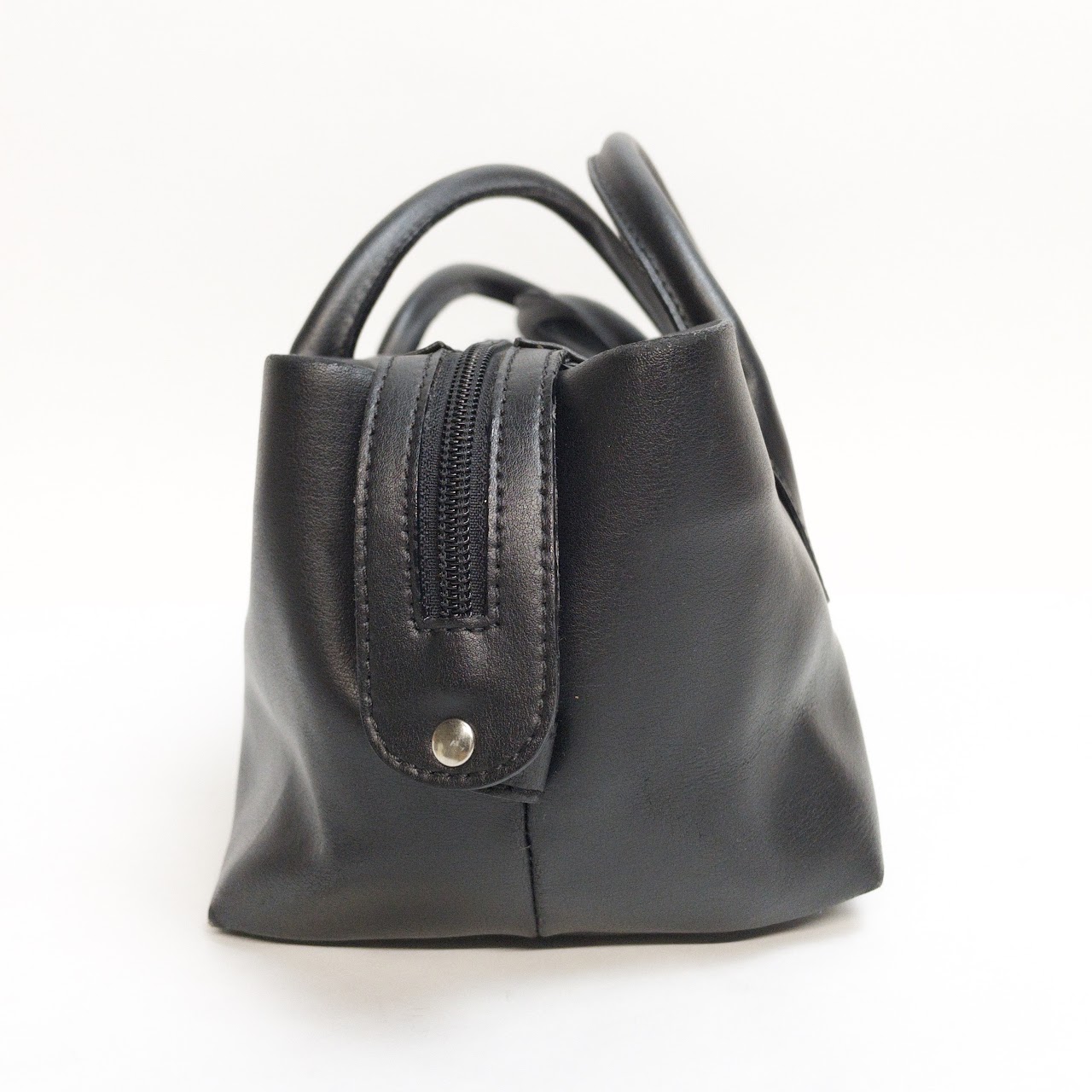 Tosca Blue Leather Handbag